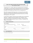 Contaminated Site Profile Questionnaire