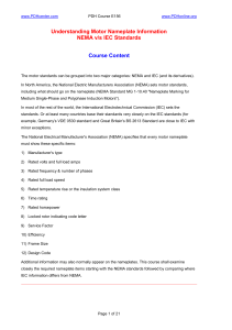 Understanding Motor Nameplate Information NEMA