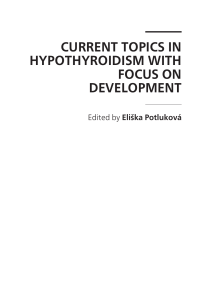 current topics in hypothyroidism with focus on development