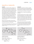 Ampicillin vs. Carbenicillin