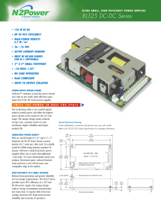 XL125 DC-DC Series - Qualstar Corporation