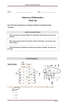 Patterns In Mathematics Check-Up