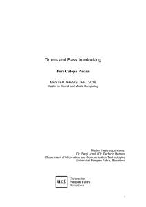 Drums and Bass Interlocking - Music Technology Group