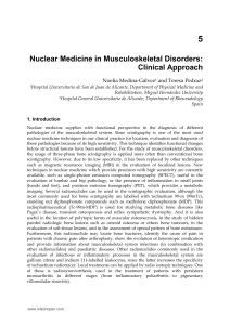 Nuclear Medicine in Musculoskeletal Disorders