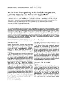 An Intrinsic Pathogenicity Index for Microorganisms