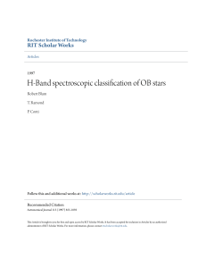H-Band spectroscopic classification of OB stars