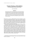 Empirical Evidence of Risk Shifting in Financially Distressed Firms