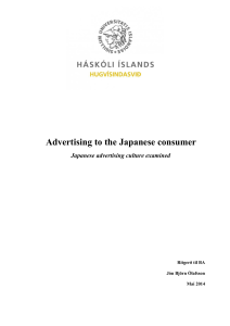 Advertising to the Japanese consumer