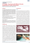 XY Female: Two Cases with Different Gonads presenting as Primary