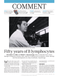 Fifty years of B lymphocytes