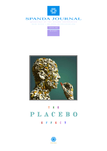 Vol. II, 1. 2011 The Placebo Effect