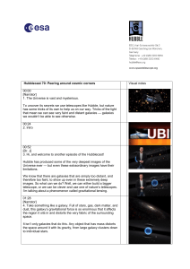 Hubblecast 70: Peering around cosmic corners Visual notes 00:00