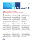 Understanding the Legal and Regulatory Challenges, TrendWatch