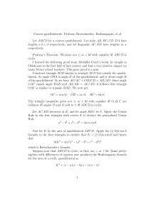 Convex quadrilaterals: Ptolemy, Bretschneider, Brahmagupta, et al