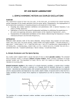 simple harmonic motion – the pendulum and the spiral spring