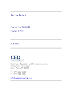 Inductance - CED Engineering