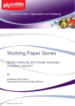 Working Paper Series - Griffith University