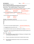 MICROBIO320 Short Answers – These should be typically 1
