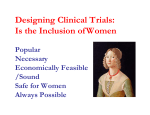 Marianne J. Legato "Designing Clinical Trials"