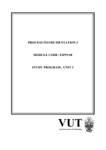 process instrumentation i module code: eipin1b study