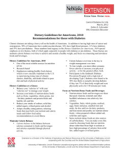 Dietary Guidelines for Americans, 2010