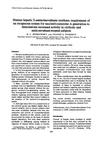 Human Hepatic d-Aminolaevulinate Synthase