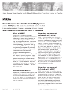 What is MRSA? How serious is MRSA? How does someone get
