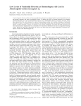 Low Levels of Nucleotide Diversity at Homoeologous Adh Loci in