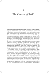 The Context of 1600 - Blackwell Publishing