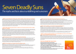 to view the common myths about sunscreen and sunbathing