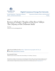 Peoples of the River Valleys: The Odyssey of the Delaware India