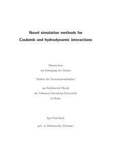 Novel simulation methods for Coulomb and hydrodynamic interactions