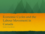 Economic Cycles and the Labour Movement in Canada