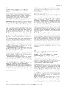 328 Comparative evolutionary analysis of IL6 in lagomorphs F