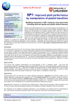 SP1: Improved plant performance by