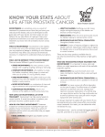 know your stats about life after prostate cancer