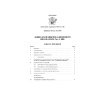 Ambulance Service Amendment Regulation (No. 2) 2001
