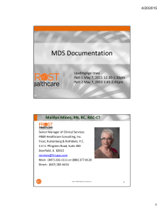 MDS Documentation