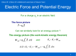 Electric Force and Potential Energy
