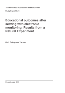 Educational outcomes after serving with