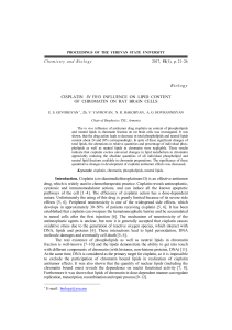 Cisplatin in vivo influence on lipid content of chromatin on rat brain