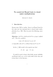 No nontrivial Hamel basis is closed under multiplication