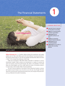 The Financial Statements