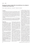 Phylogenetic analysis to define feline immunodeficiency virus