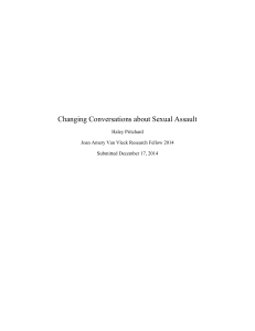 Changing Conversations about Sexual Assault