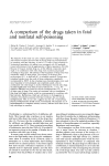 A comparison of the drugs taken in fatal and nonfatal self