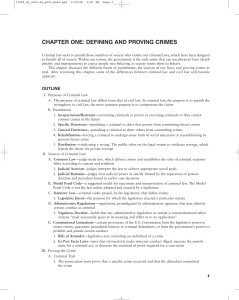 chapter one: defining and proving crimes