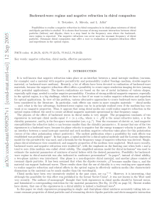 Backward-wave regime and negative refraction in chiral composites