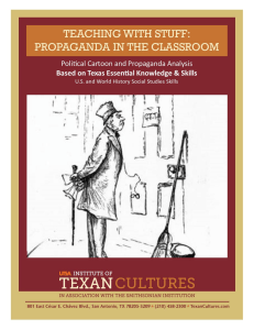 TWS Propaganda Analysis 2015 - Institute of Texan Cultures