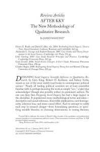 After KKV: The New Methodology of Qualitative Research